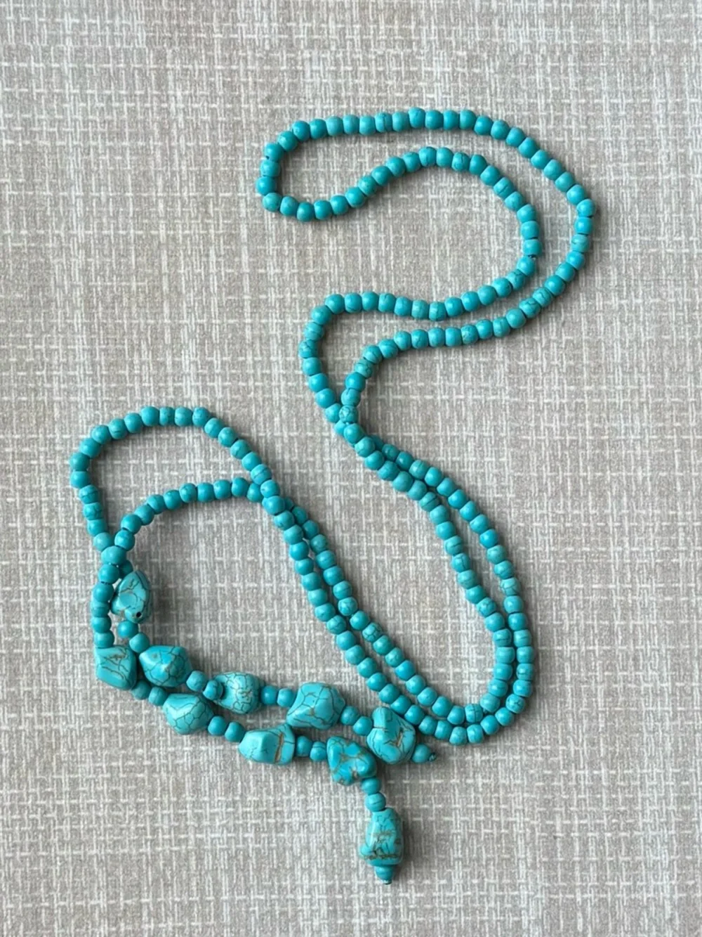 NWOT Polo Ralph Lauren Turquoise Wrap Necklace